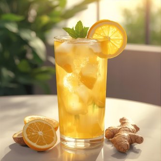 domácí zázvorová limonáda
